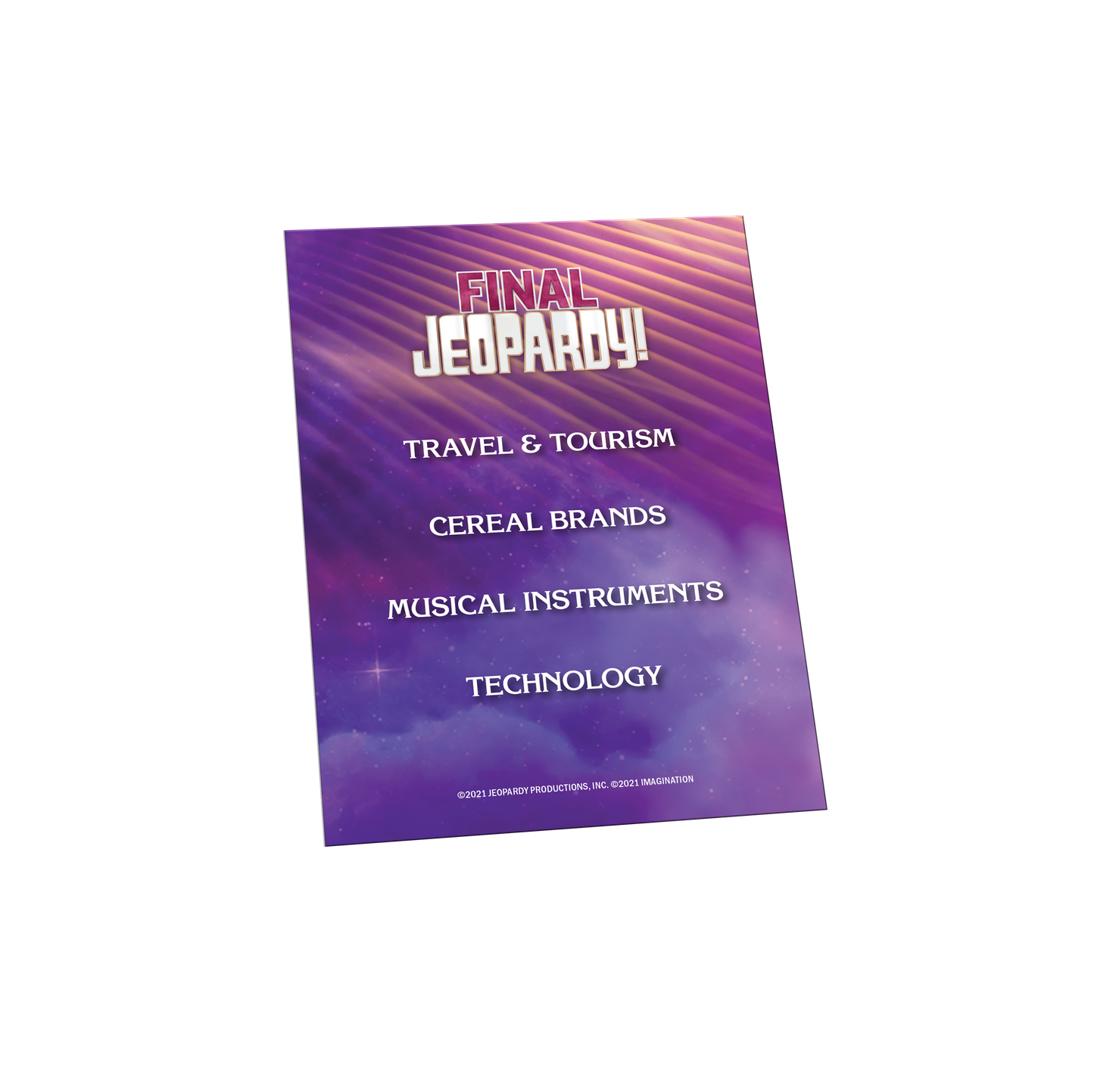 Jeopardy Jumbo Card Game