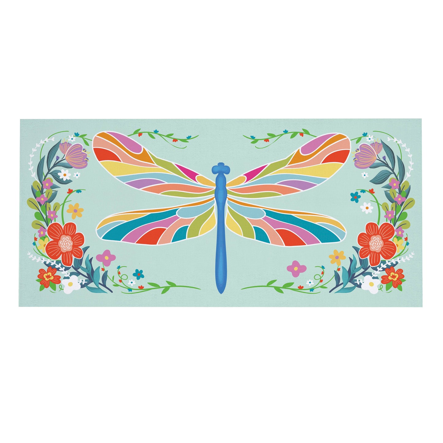 Colorful Dragonfly Sassafras Switch Mat