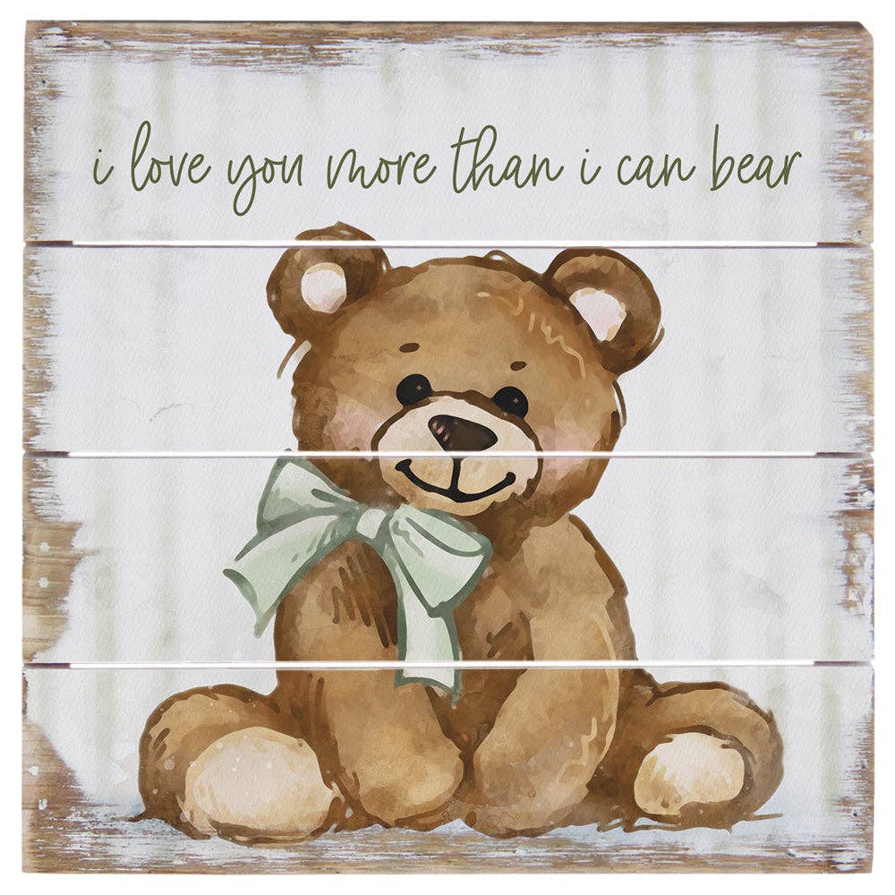 Love More Teddy Bear - Perfect Pallet Petites