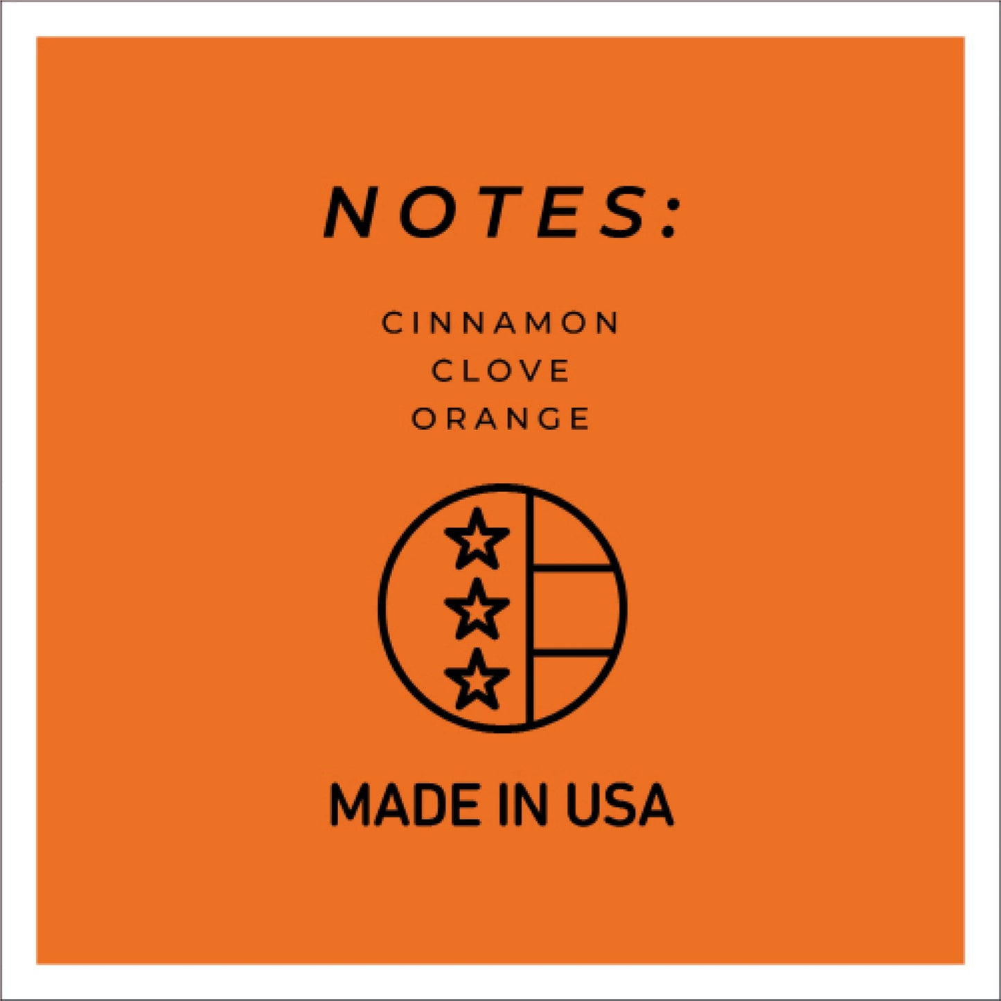Orange Cinnamon Clove – Scented Wax Melts 8-Pack