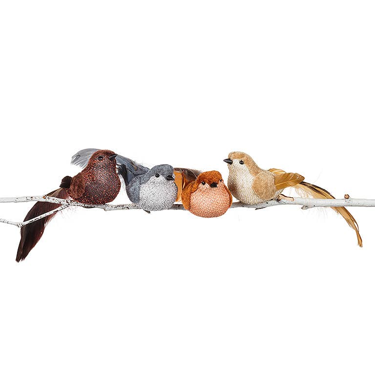 Bird Clip Ornament 7"