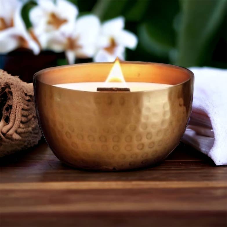 Candle Brass 14oz Astd