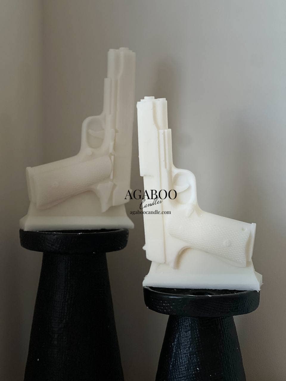 Gun Candle 7x4.5in - Funny