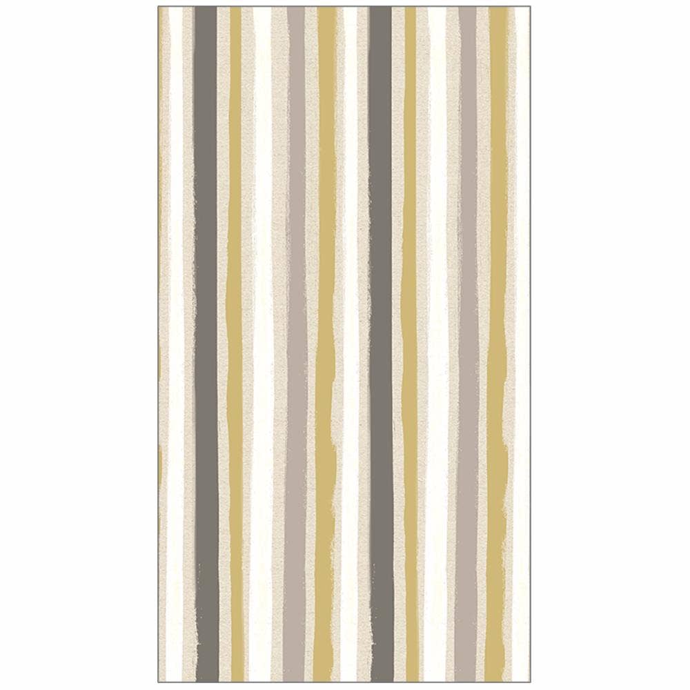 GUEST TOWEL-LA LINEA, SILVER/GOLD