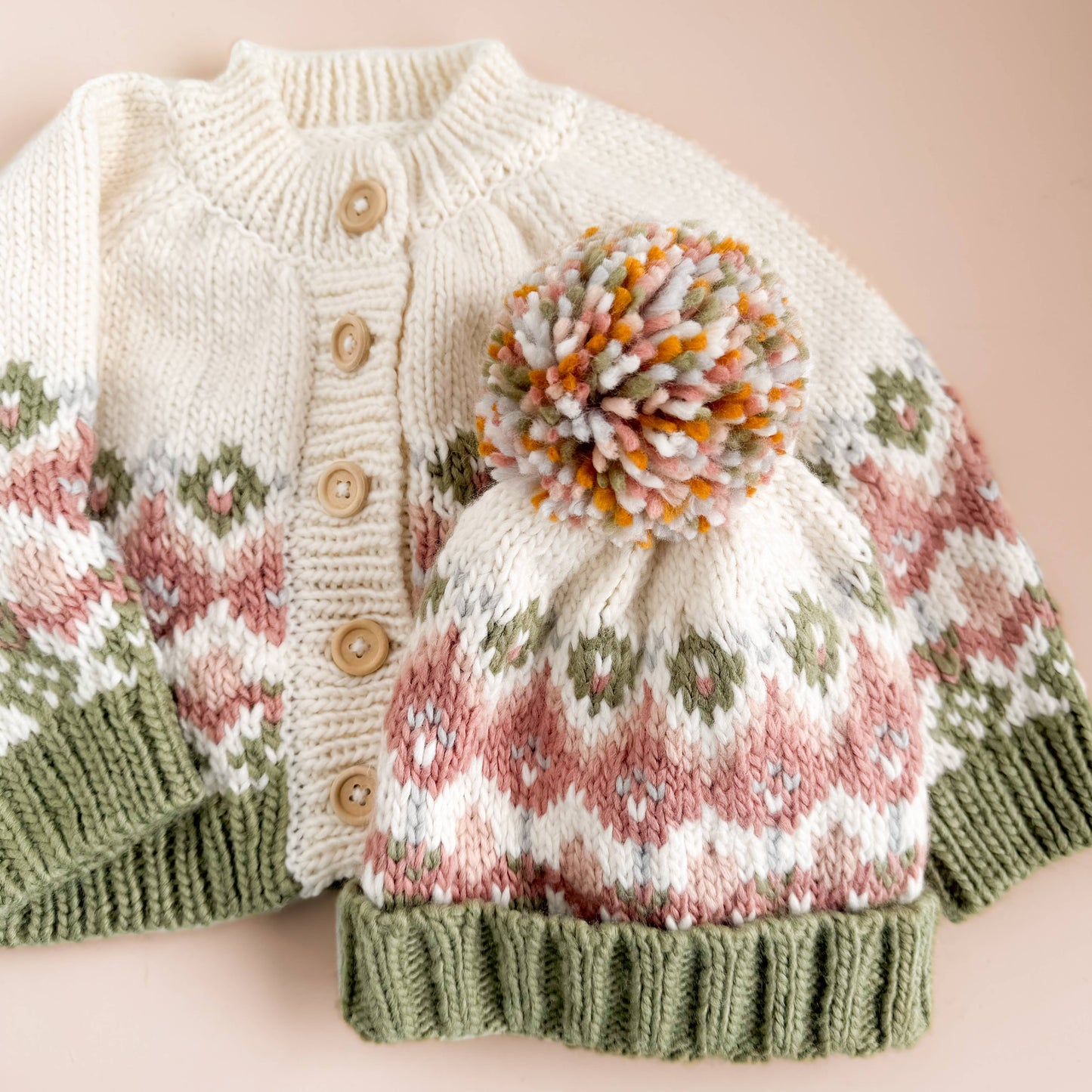 Fairisle Knit Hat, Pastel | Baby & Kids Accessory