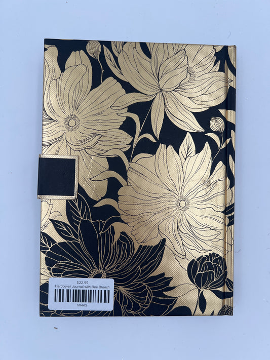 Diario de tapa dura con broche de abeja