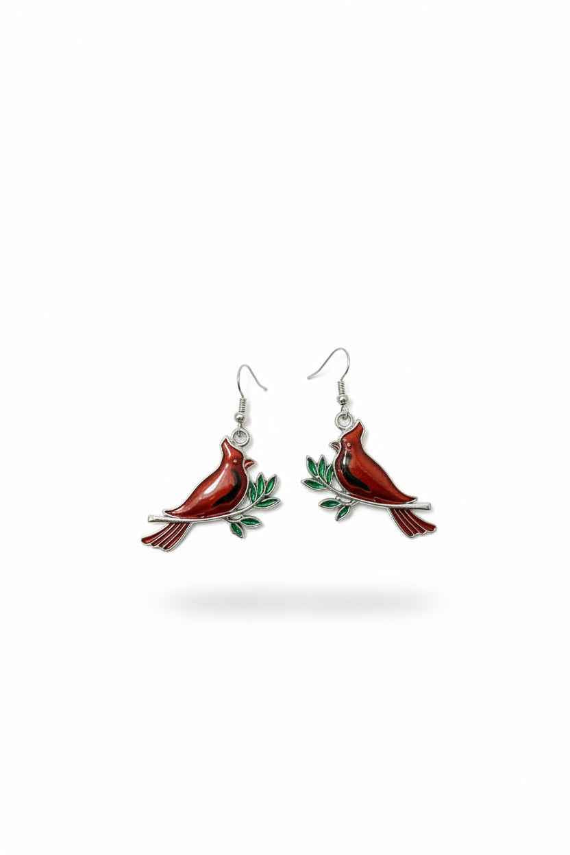 Cardinal Dangle Earrings