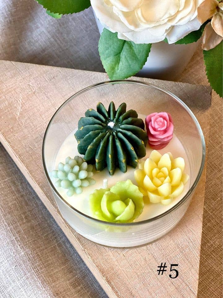 Garden Escape •Handmade Terrarium Scented Candle