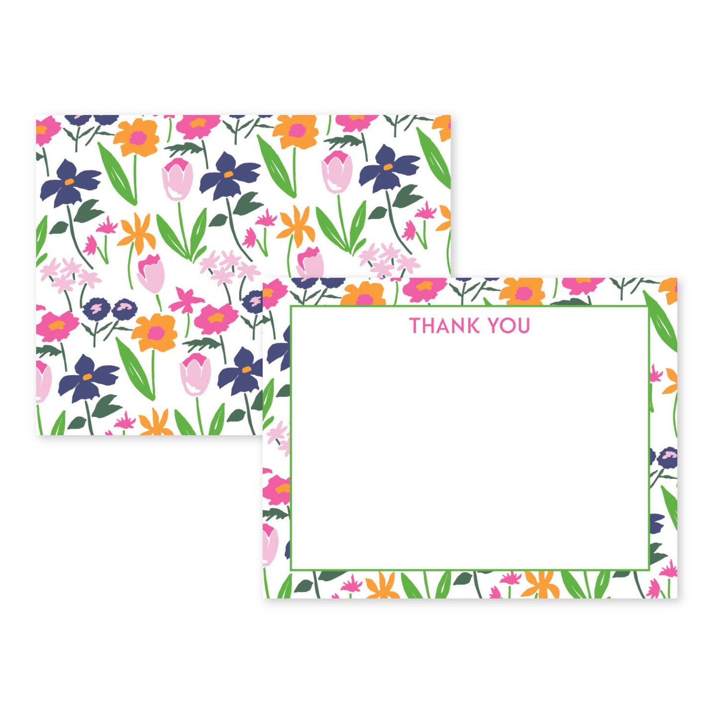 WILDFLOWERS THANK YOU BOUTIQUE FLAT CARDS