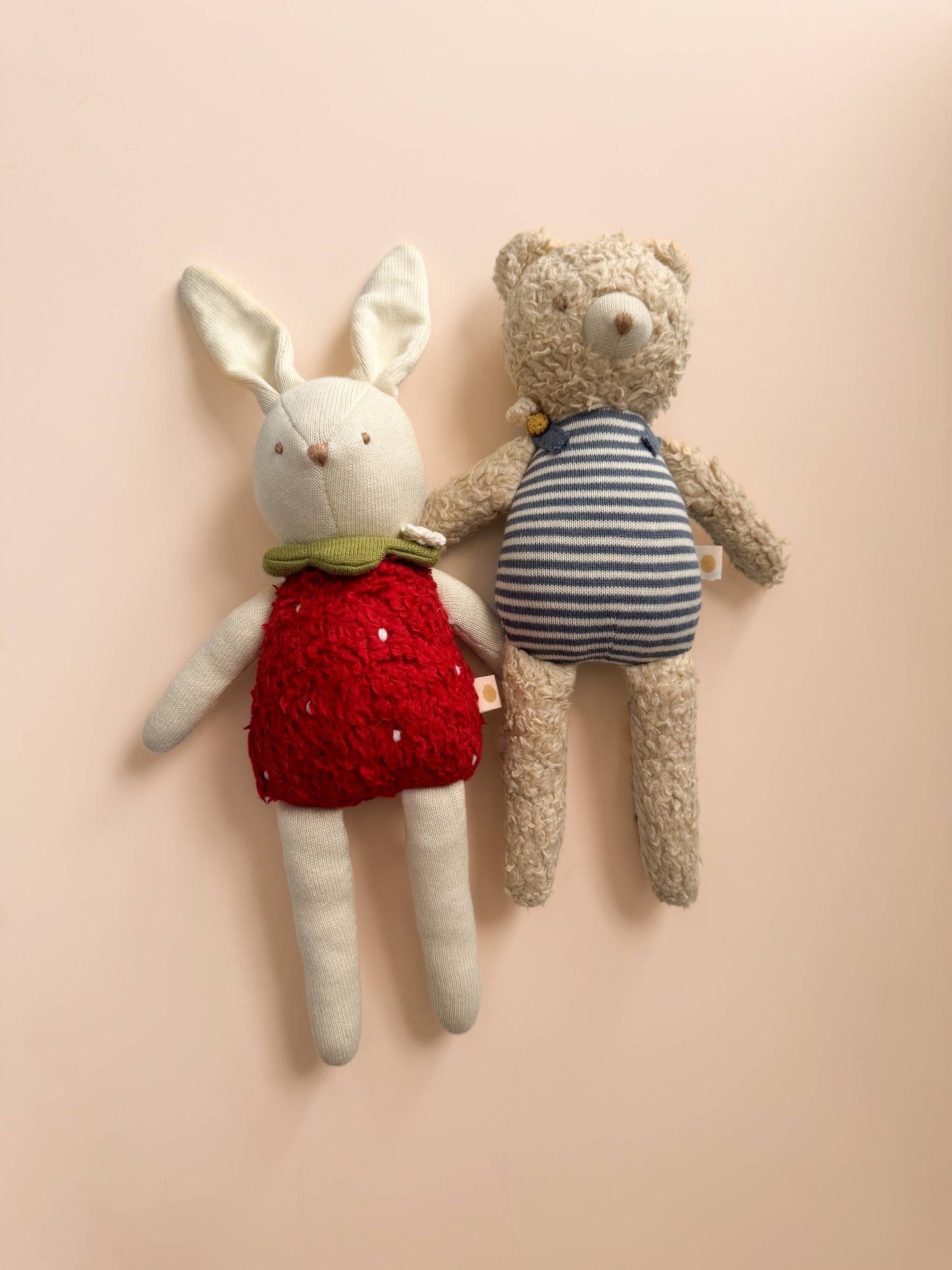 Bunny Strawberry Plushie Baby Kids Toy Stuffed Animal Spring