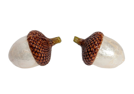 Capiz Acorn (White)