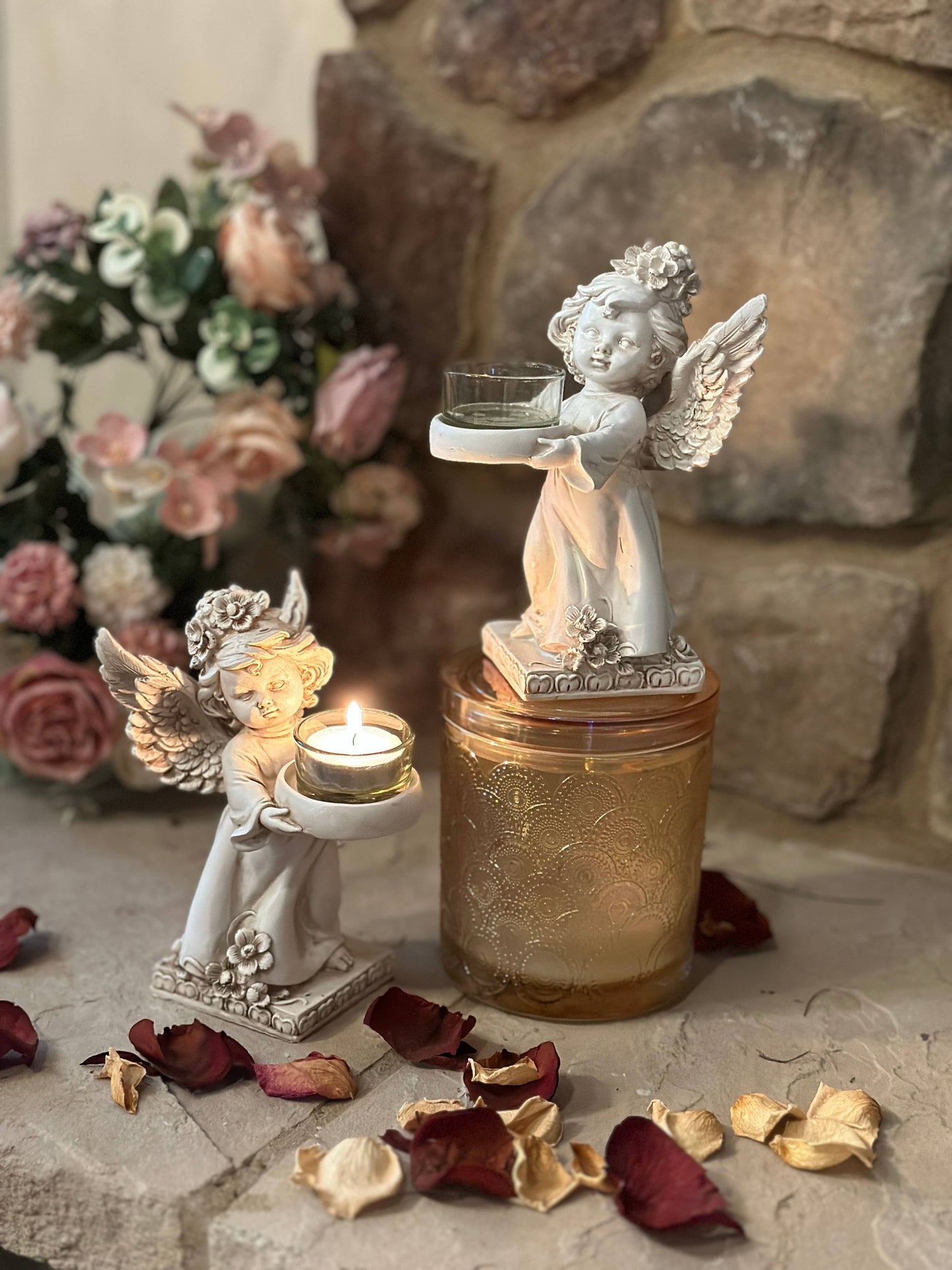 Angel Tea Light Candle Holder