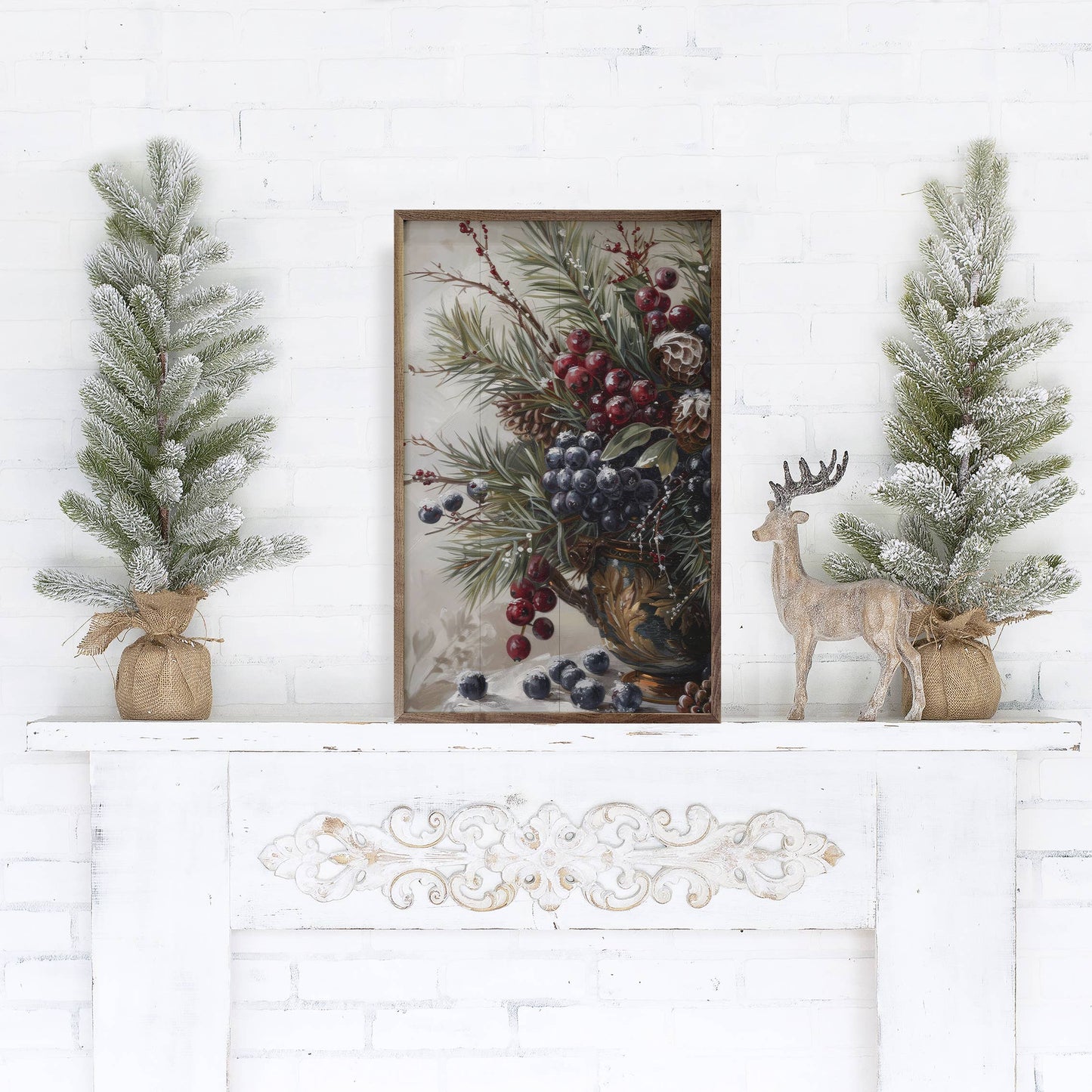 Winterberry Mix IV By Petals Prints Design