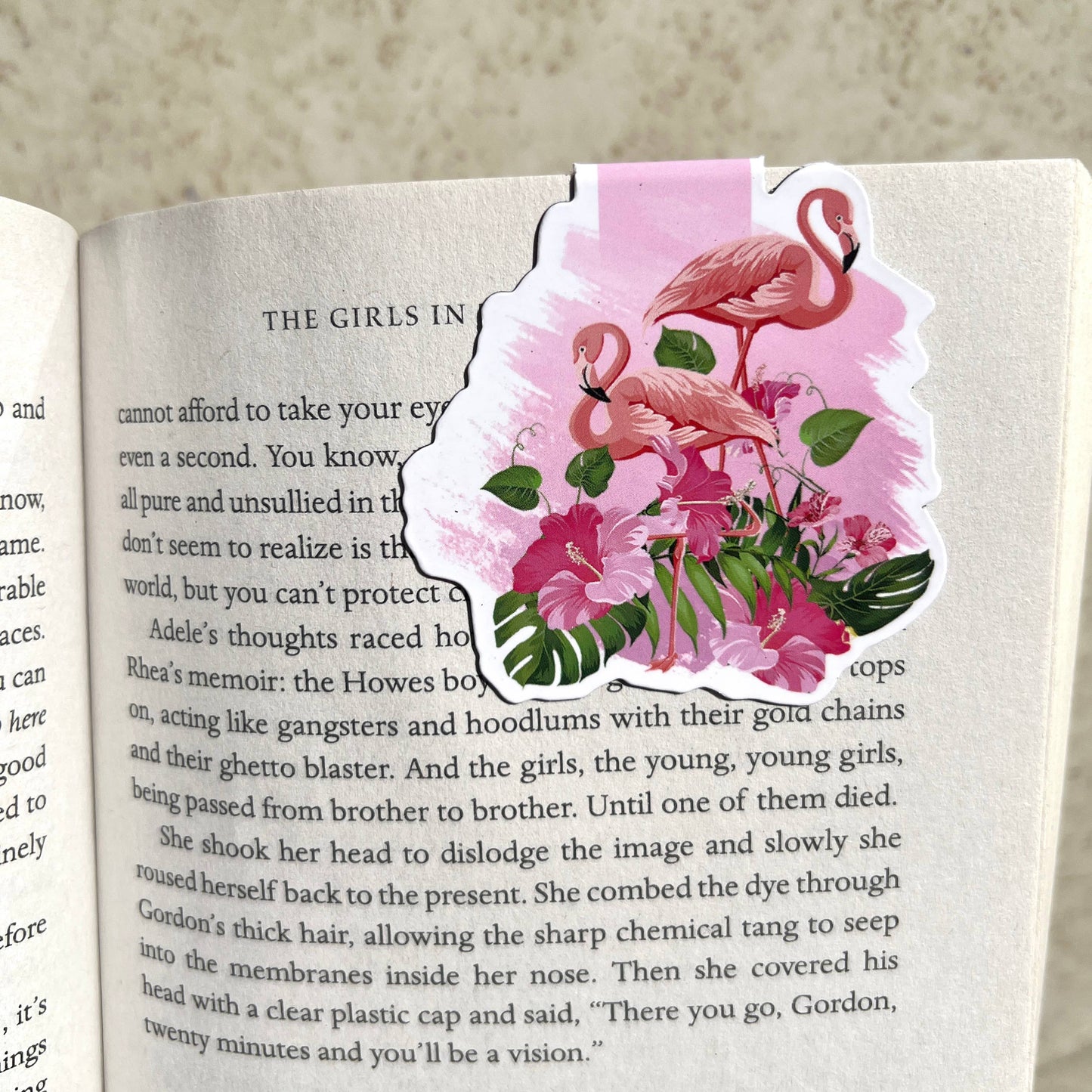 Flamingo Magnetic Bookmark