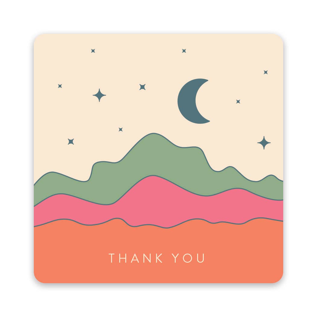 Mini Notecard Set Desert Skies