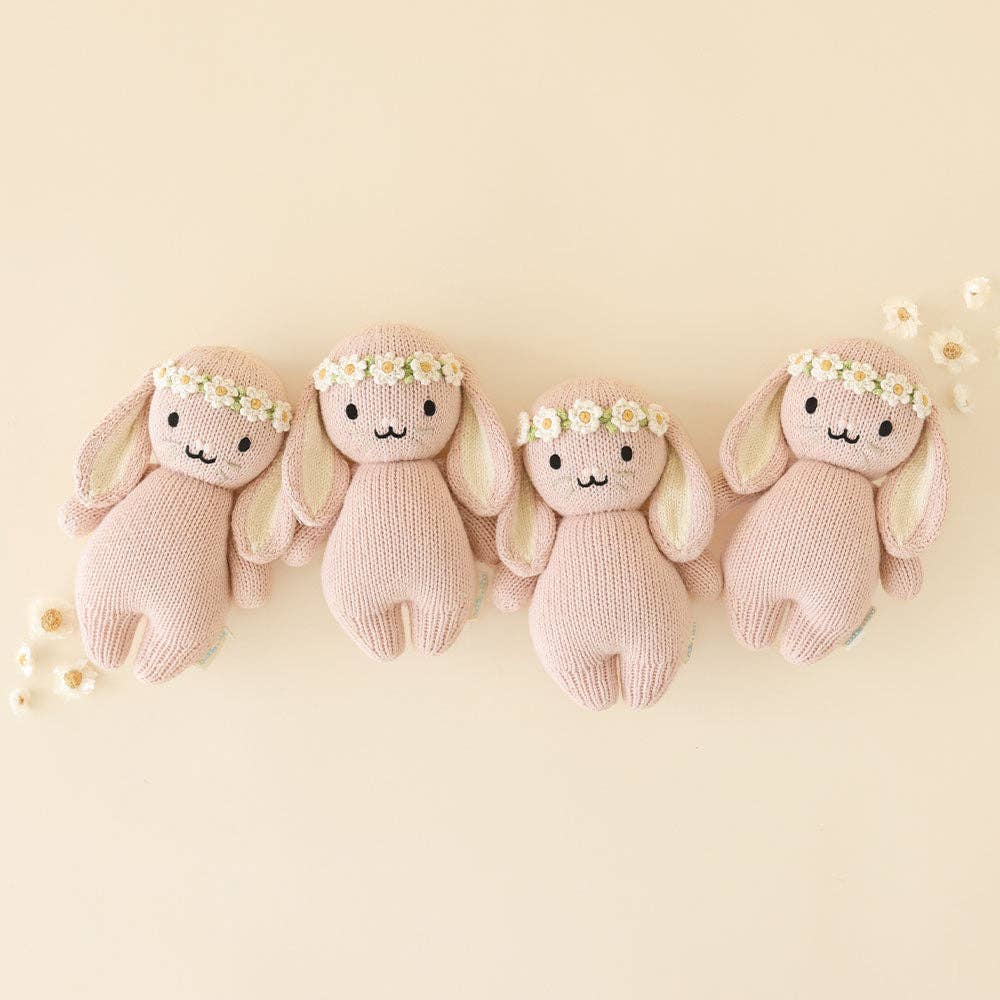 Baby bunny (rose/ivory floral)
