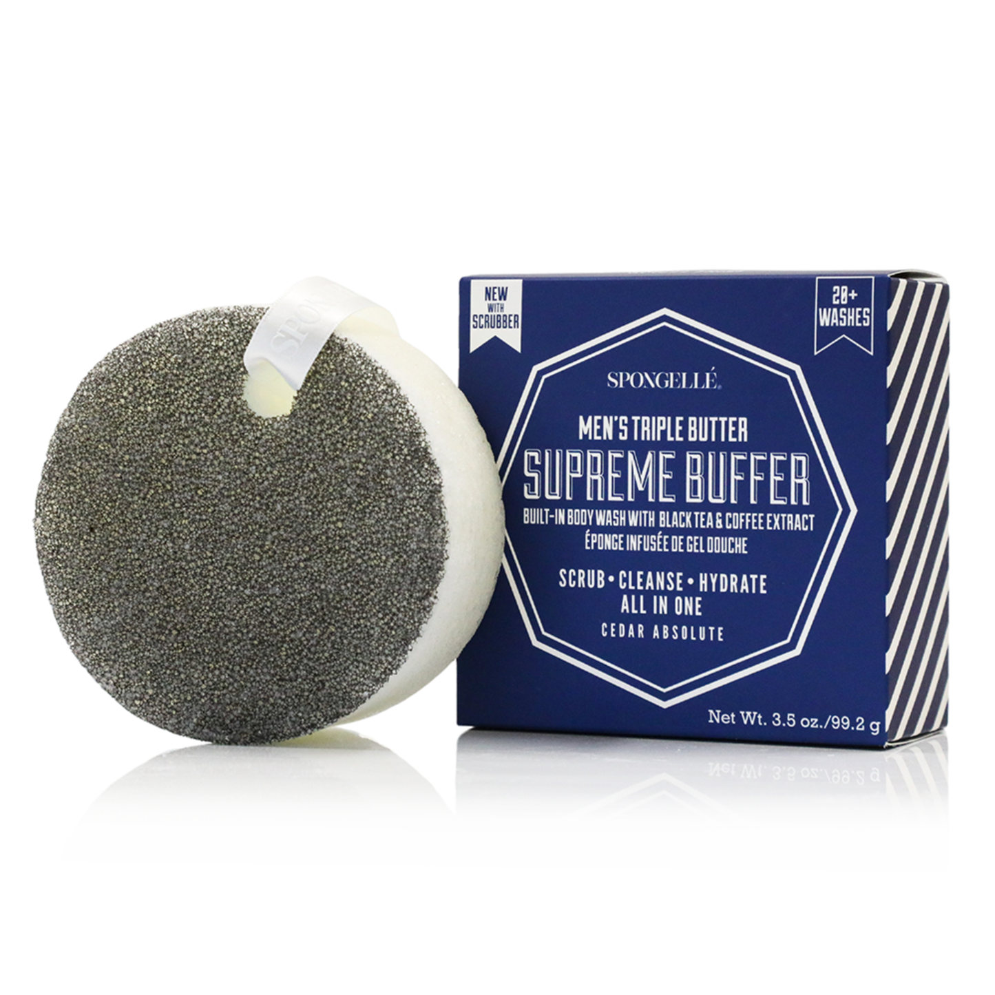 Men's Red White & Blue Body Buffer Assorted -Sols Separately