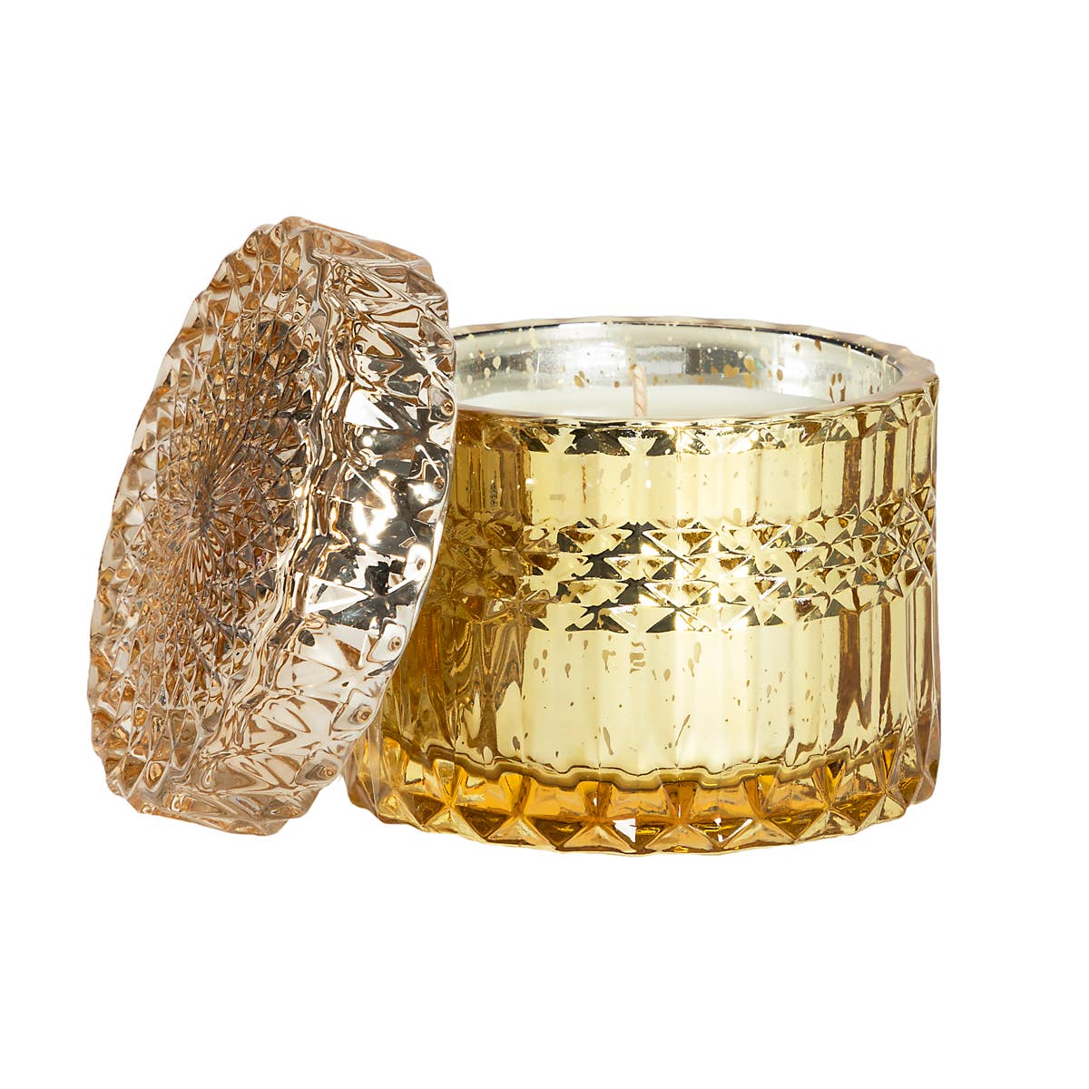 Gilded Cinnamon 8oz Petite Shimmer Candle (GOLD)