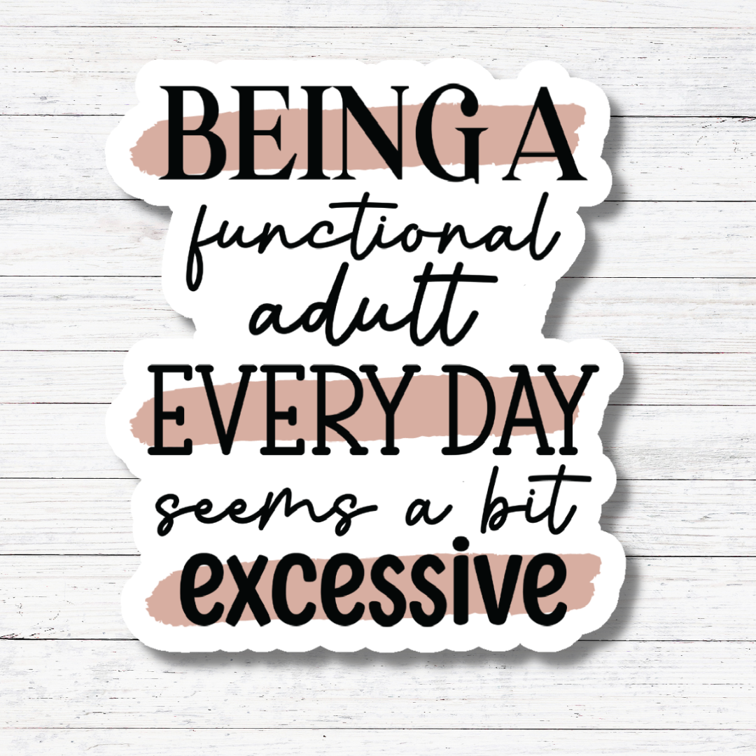 Oily Graphic Creations - Functional Adult Sticker/Magnet