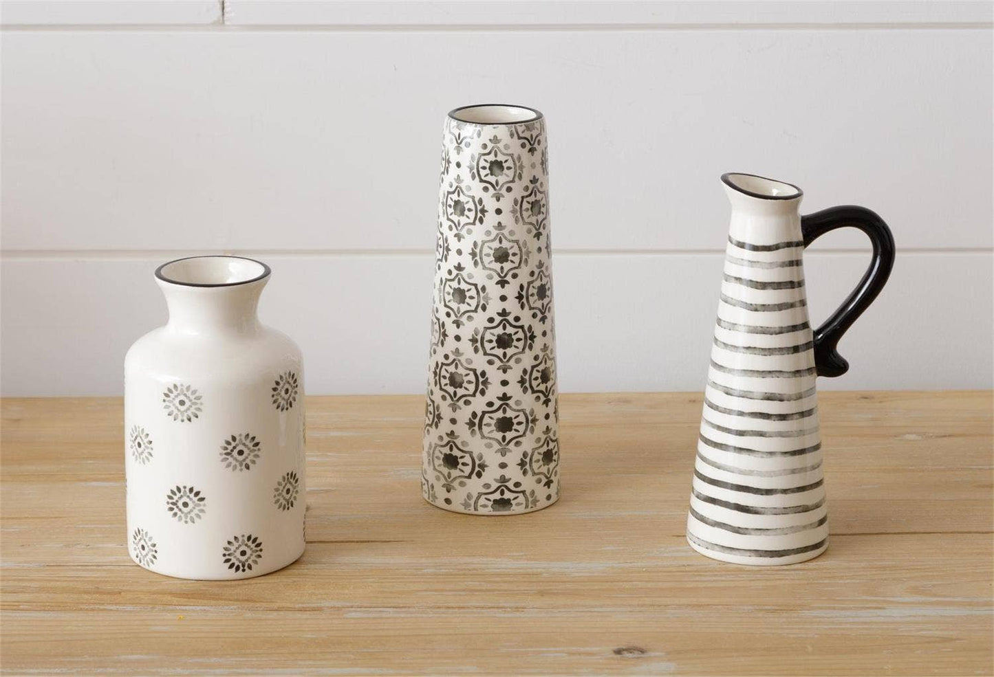 Arabesque And Stripes Bud Vases sold separately