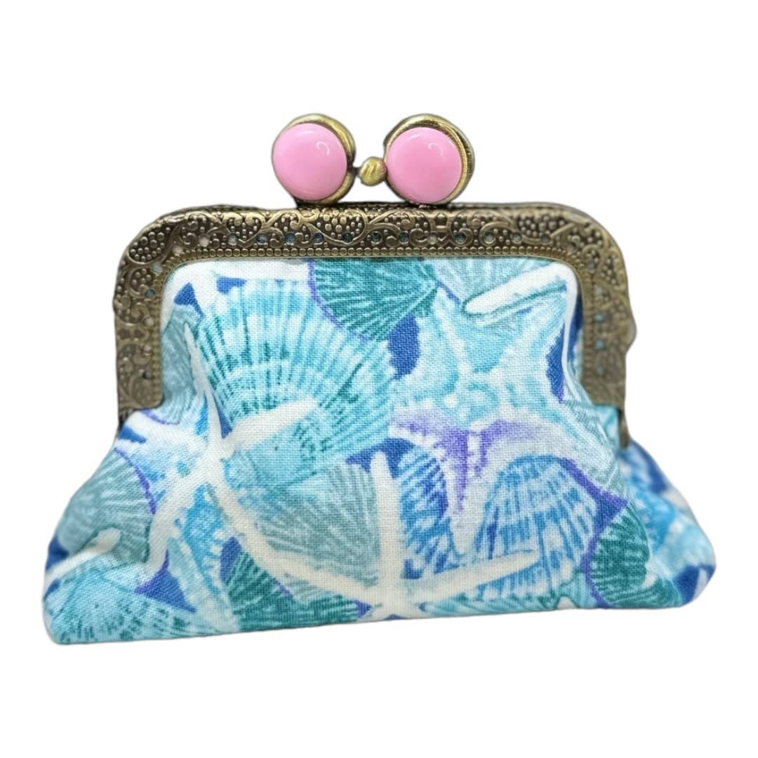 Mini Clutch Coin Purse - Sea Glass