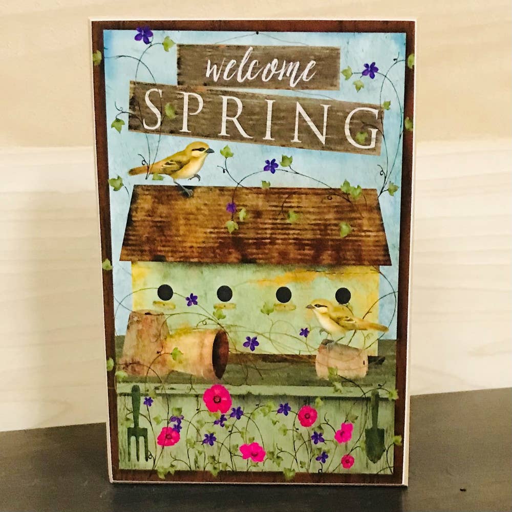 Welcome Spring Block