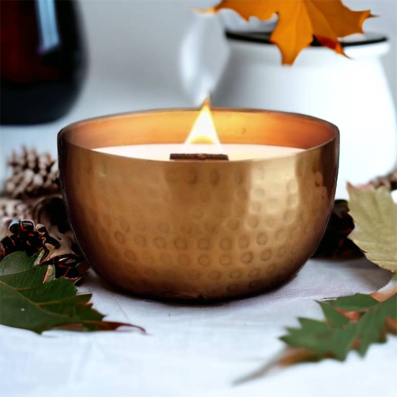 Candle Brass 14oz Astd