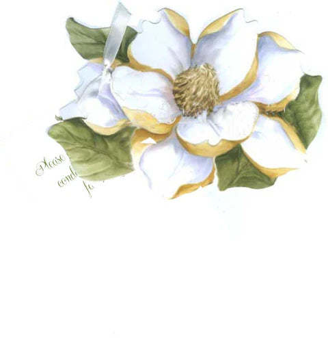 Magnolia sympathy Greeting Card