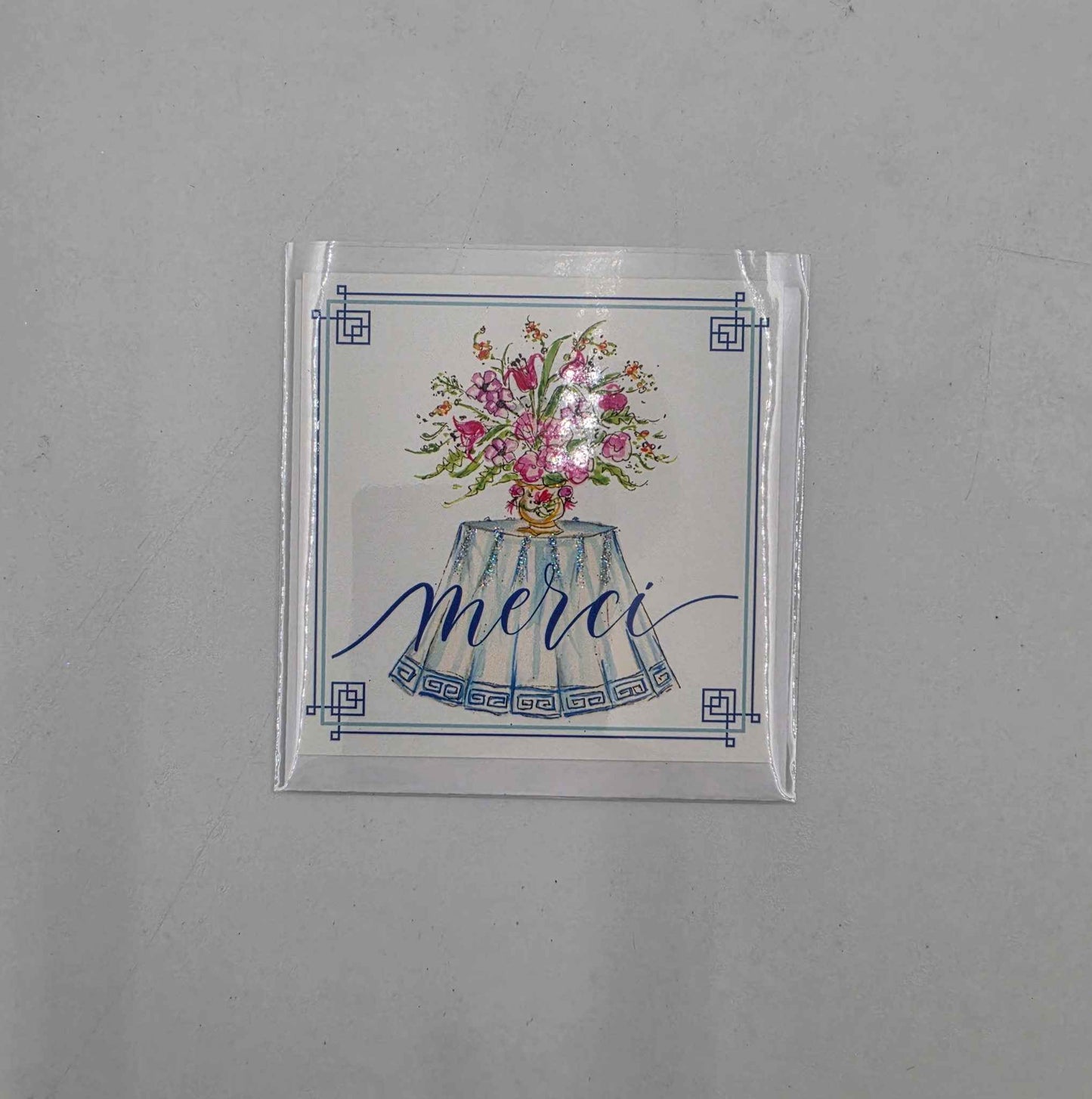 Merci Big Pink Flower