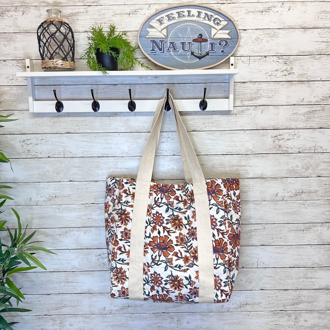 Block-Printed Canvas Bags – Amber Amaryllis