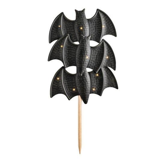 Bats Light Up Yard Stake