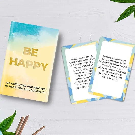 Be Happy Cards-100 Activities and Quotes to Help You Live Joyfully