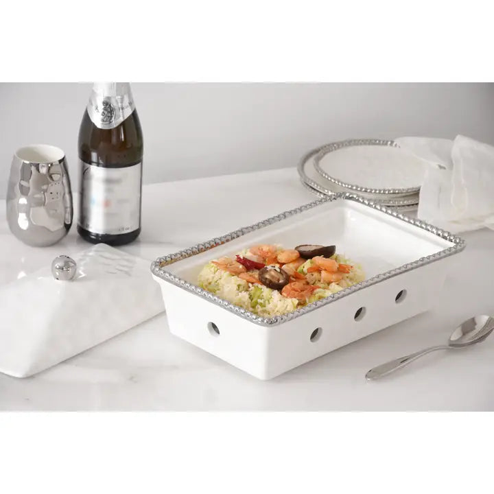 Plato de calentamiento rectangular