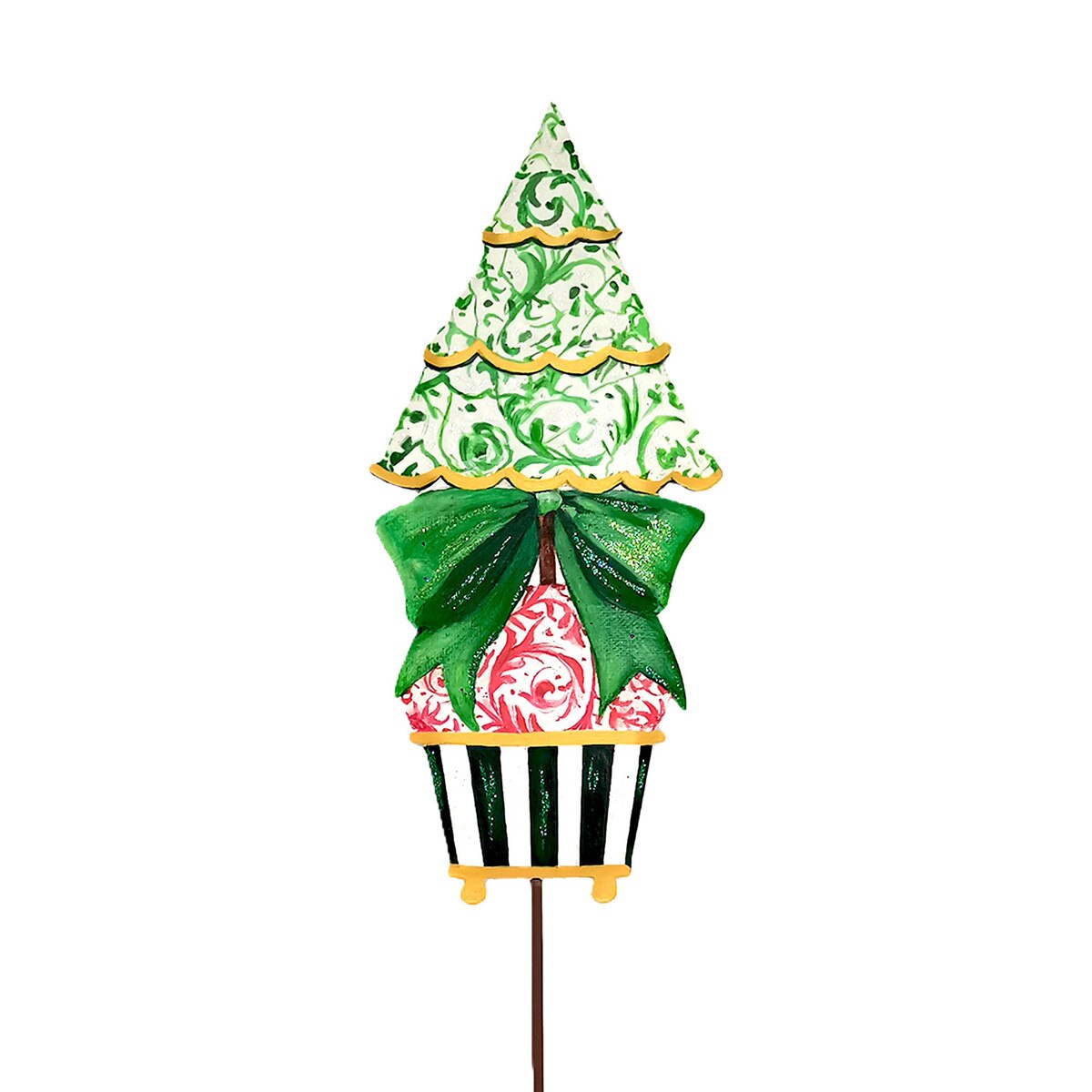Potted Chinoiserie Tree Stake