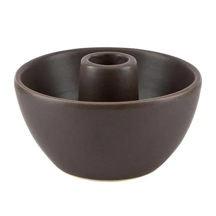 Brown Taper Candle Holder