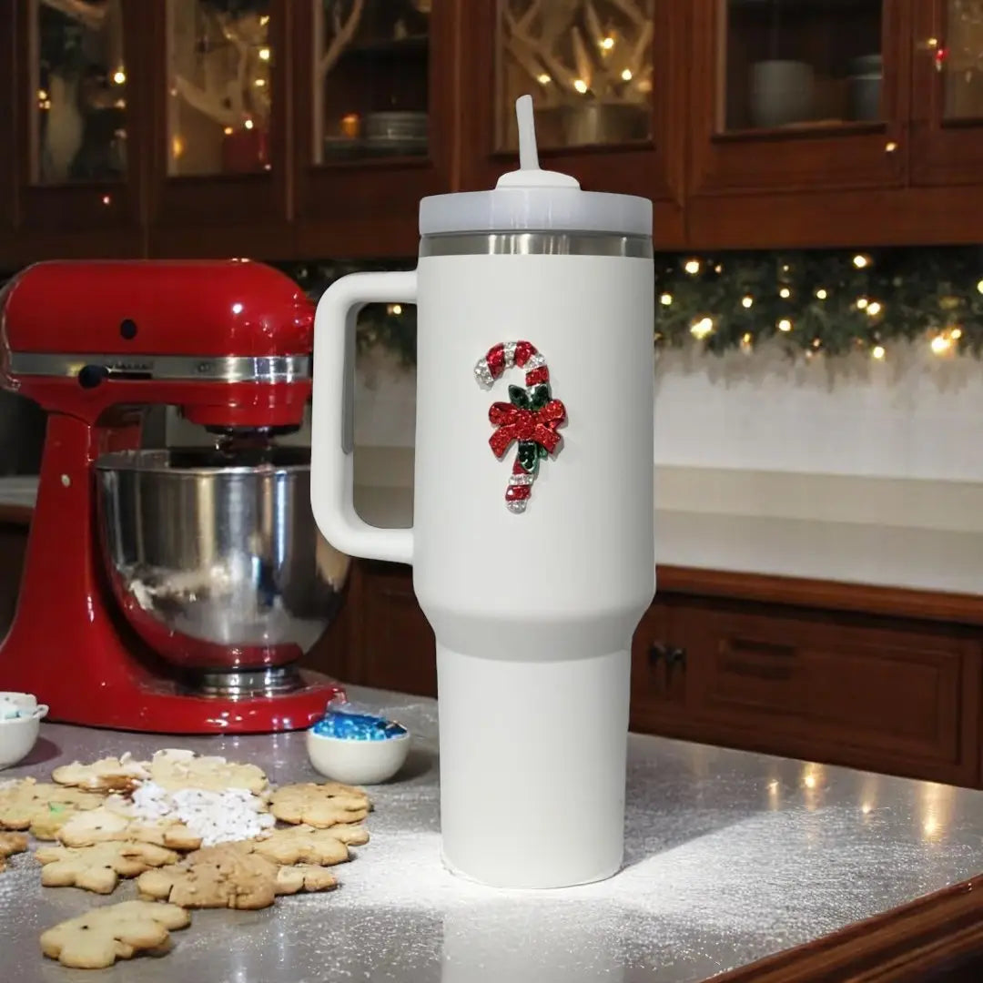 Candy Cane Jewel 40oz Tumbler