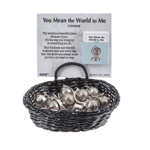 You Mean the World to Me Charm