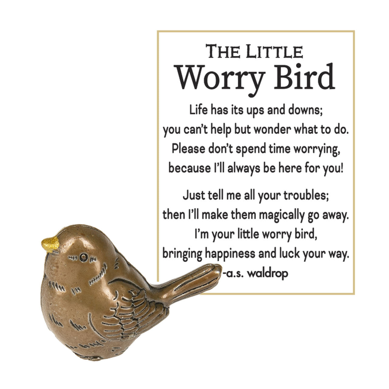 The Little Worry Bird Charm