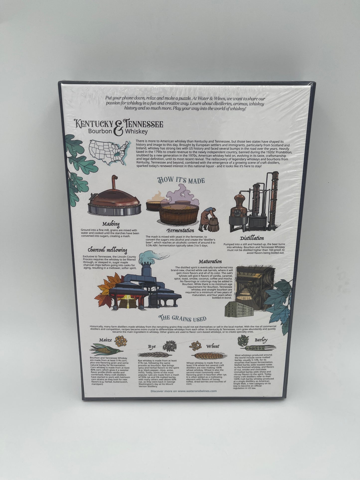 Rompecabezas: Whisky de Kentucky/Tennessee