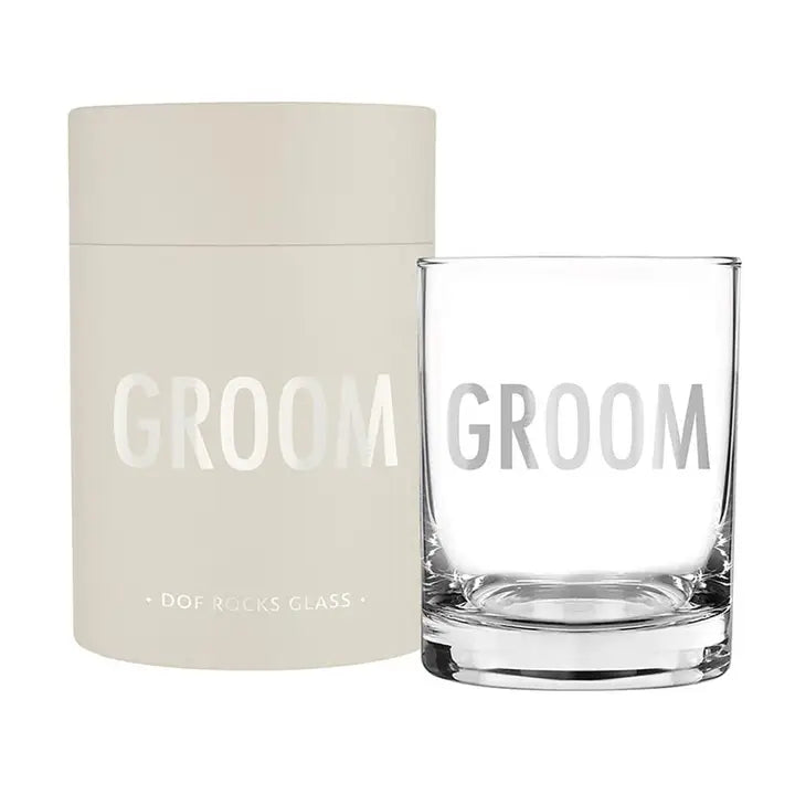Double Old-Fashioned Glass-Groom