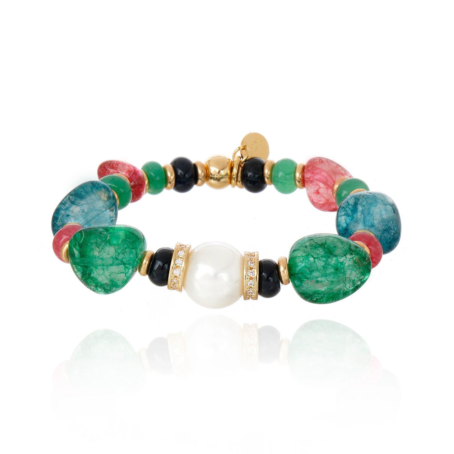 Di Cavalcanti Bracelet Red, Blue, Green Quartz