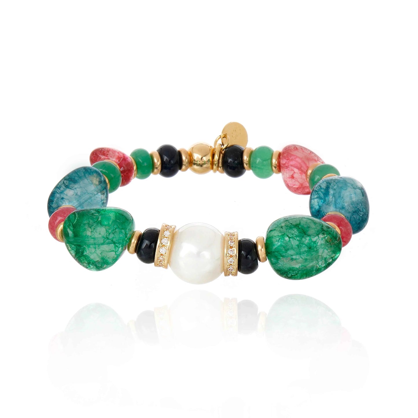 Di Cavalcanti Bracelet Red, Blue, Green Quartz