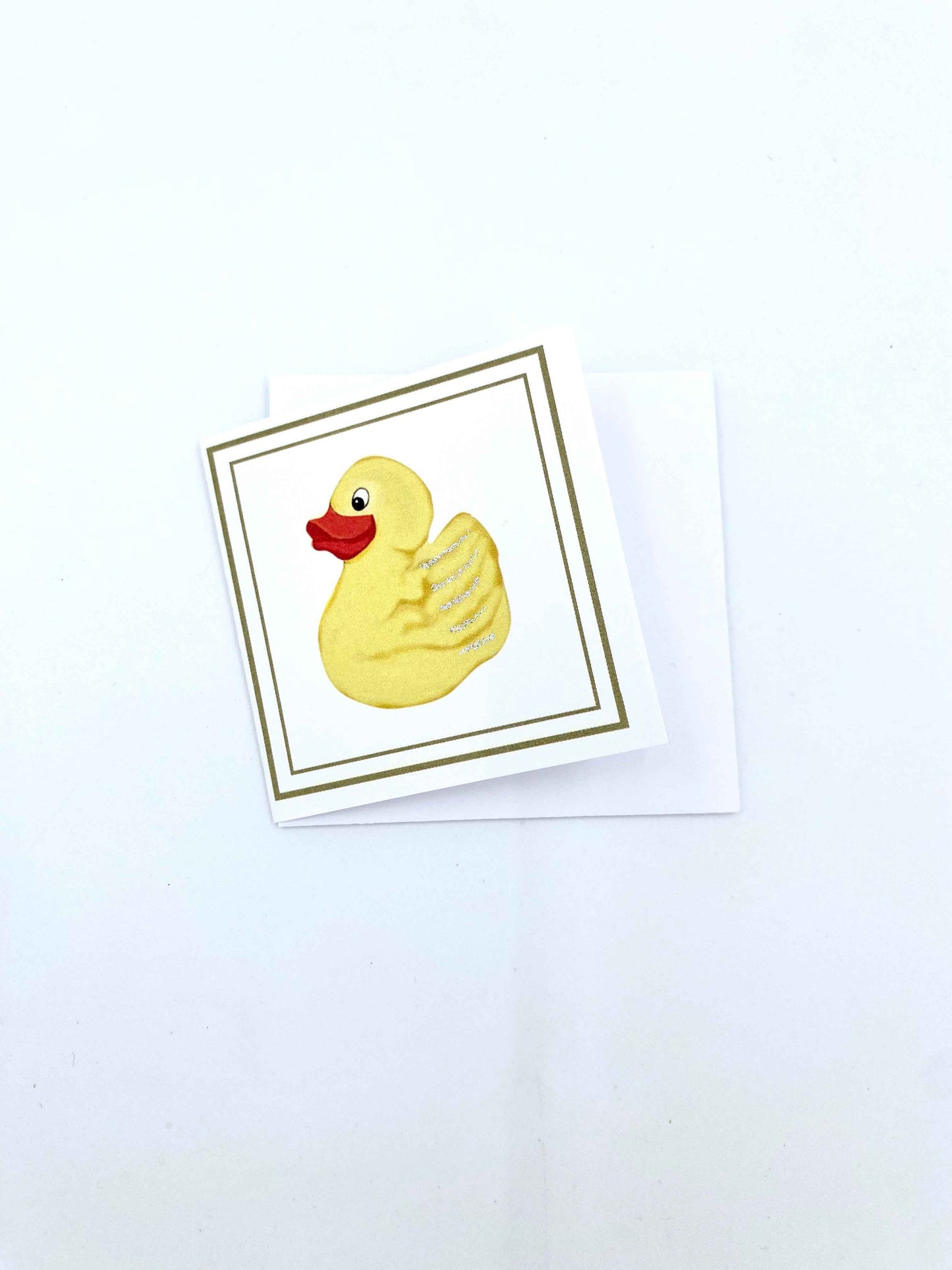 Rubber Duck Flat Gift Tag