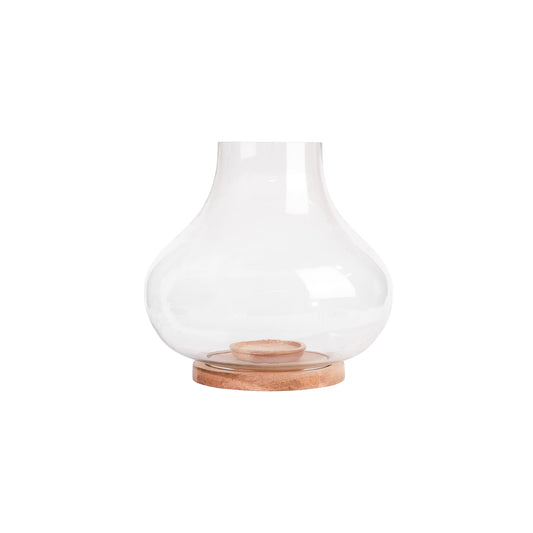 Grove Glass Pot Candle Holder, Large