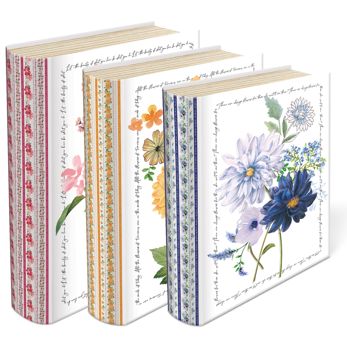 Multi Floral Book Box Setp