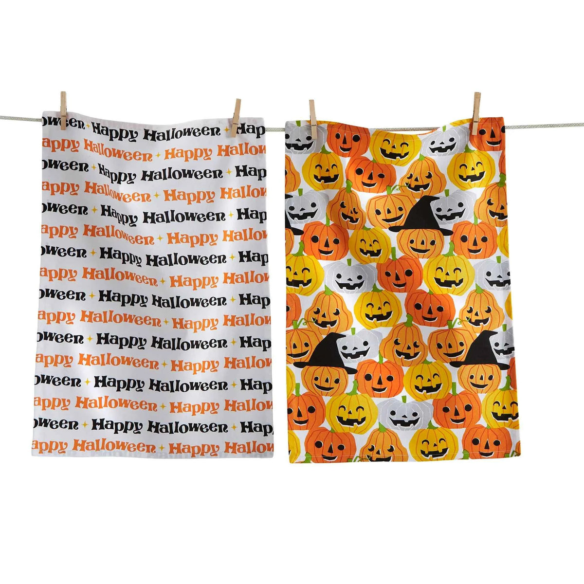 Pumpkin Patch Dishtowel Set Of 2