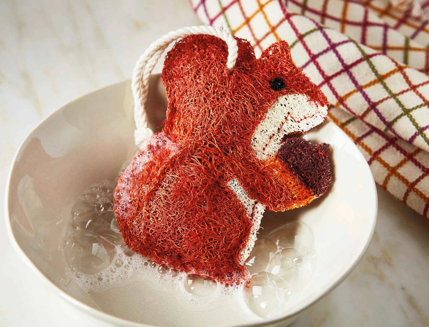 Squirrel Loofah Scrubber