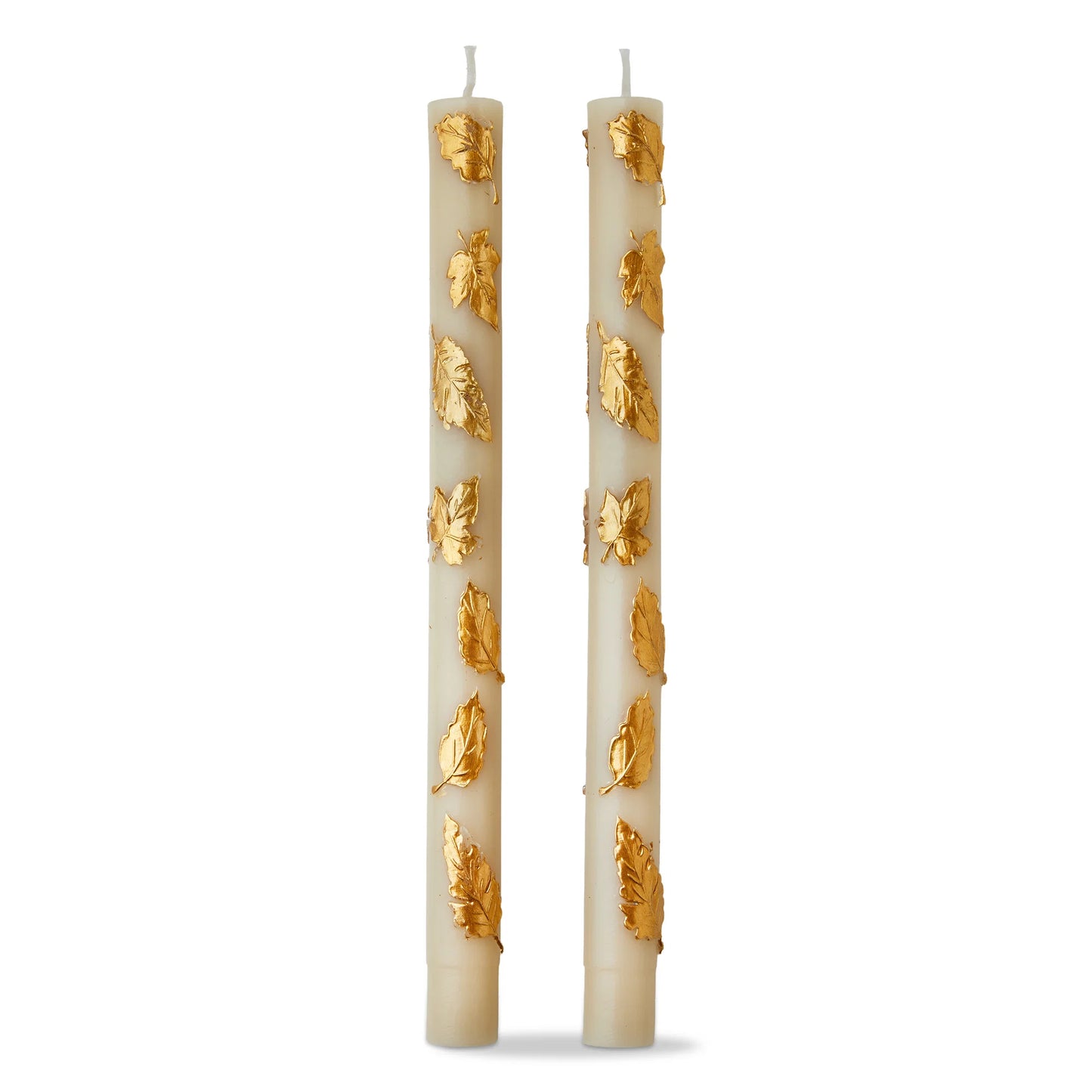Fall Leaves Straight Candle Set Of 2