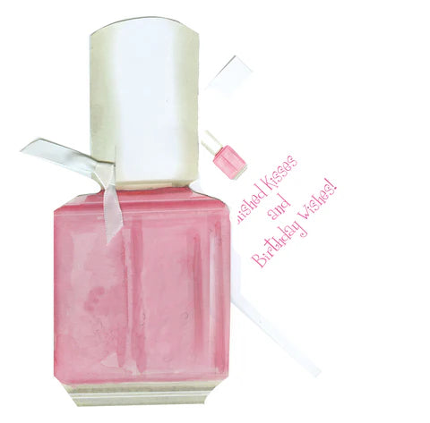 Nail polish Greeting Card