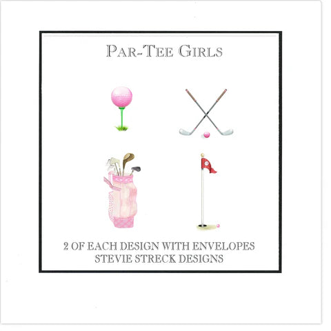Par Tee Girls Note Card